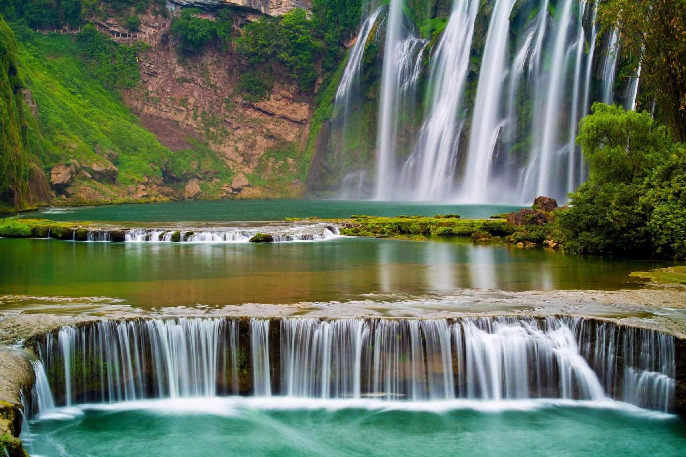 The Huangguoshu Waterfalls